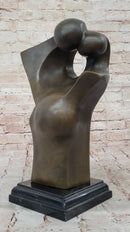Abstract Female Form – Modern Bronze Sculpture