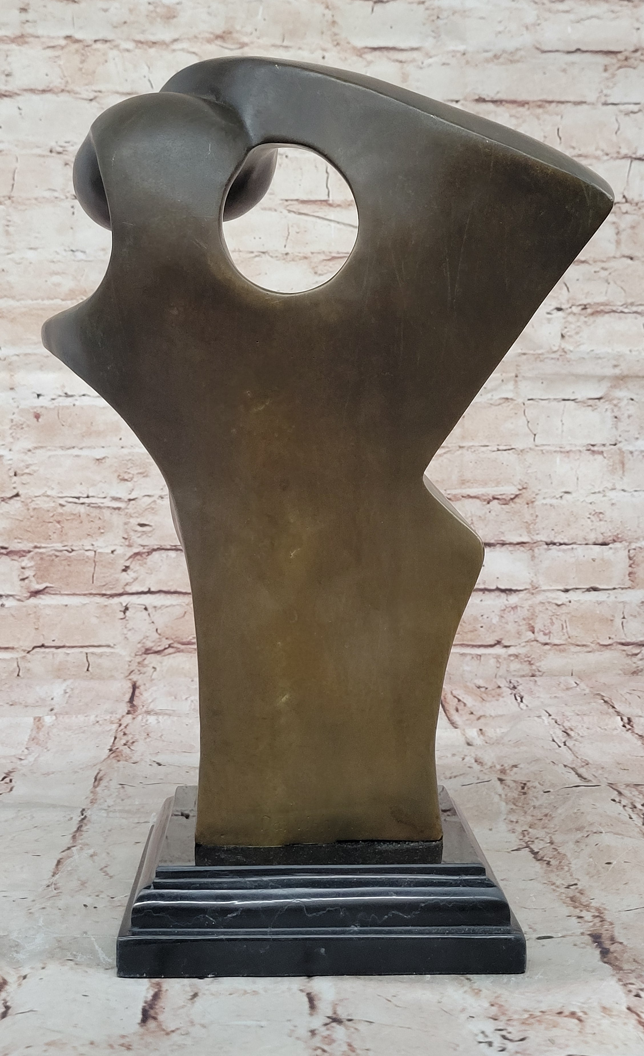 Abstract Female Form – Modern Bronze Sculpture