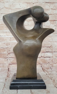 Abstract Female Form – Modern Bronze Sculpture