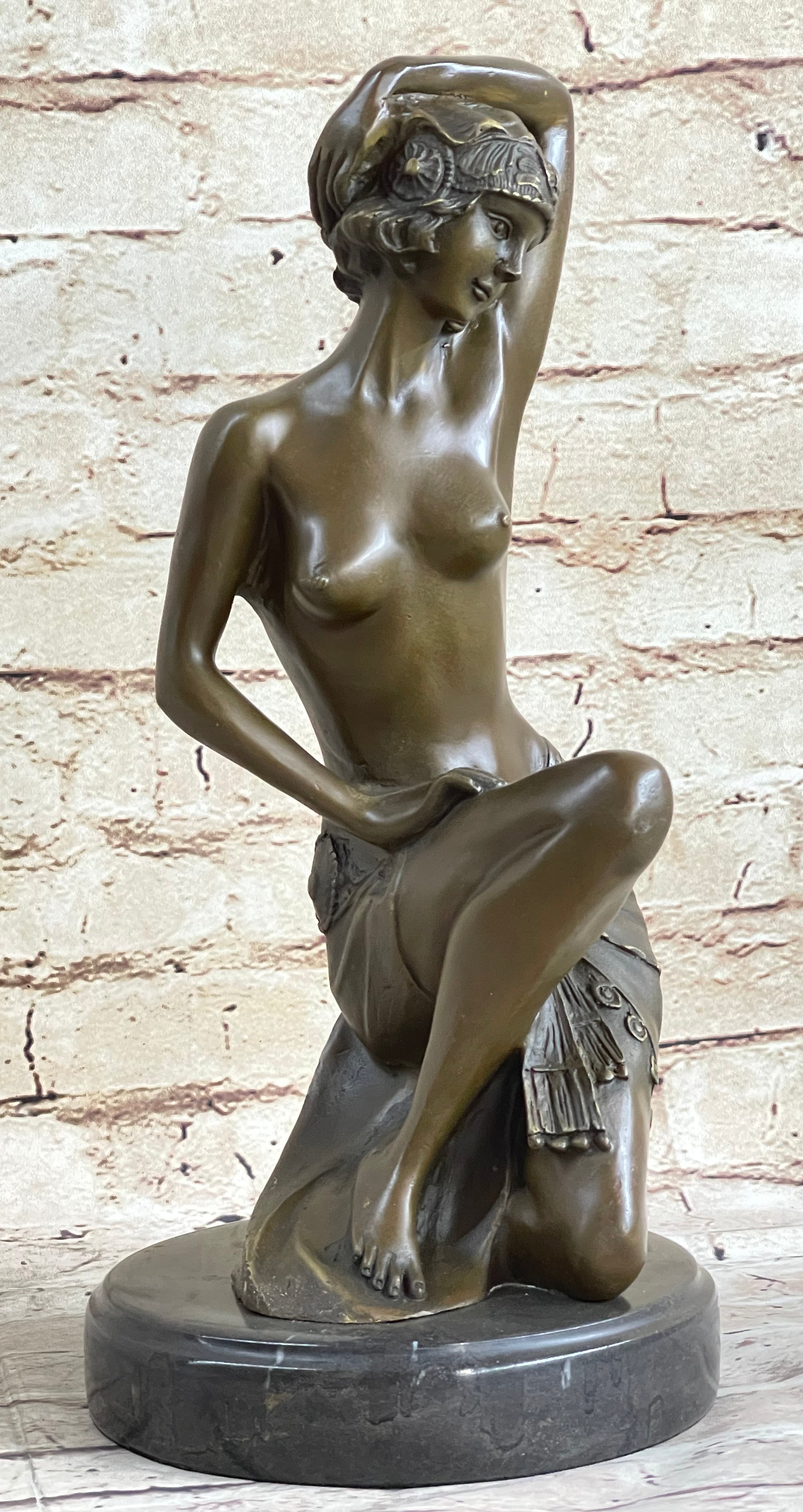 Milo Nude Beauty Bronze Figure Sculpture Hotcast