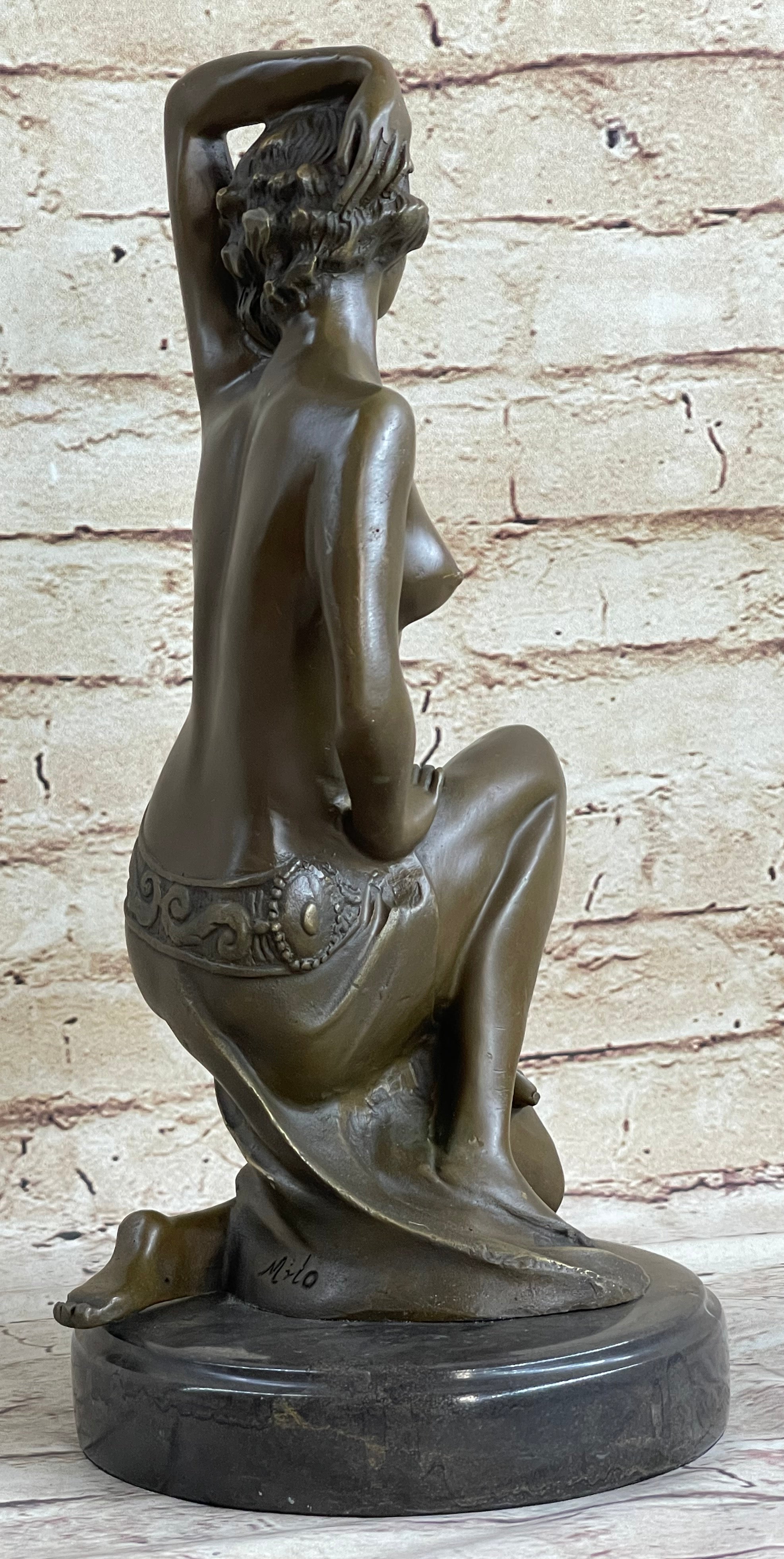 Milo Nude Beauty Bronze Figure Sculpture Hotcast