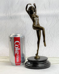 Nude Female Bronze Girl Lost Wax Sculpture