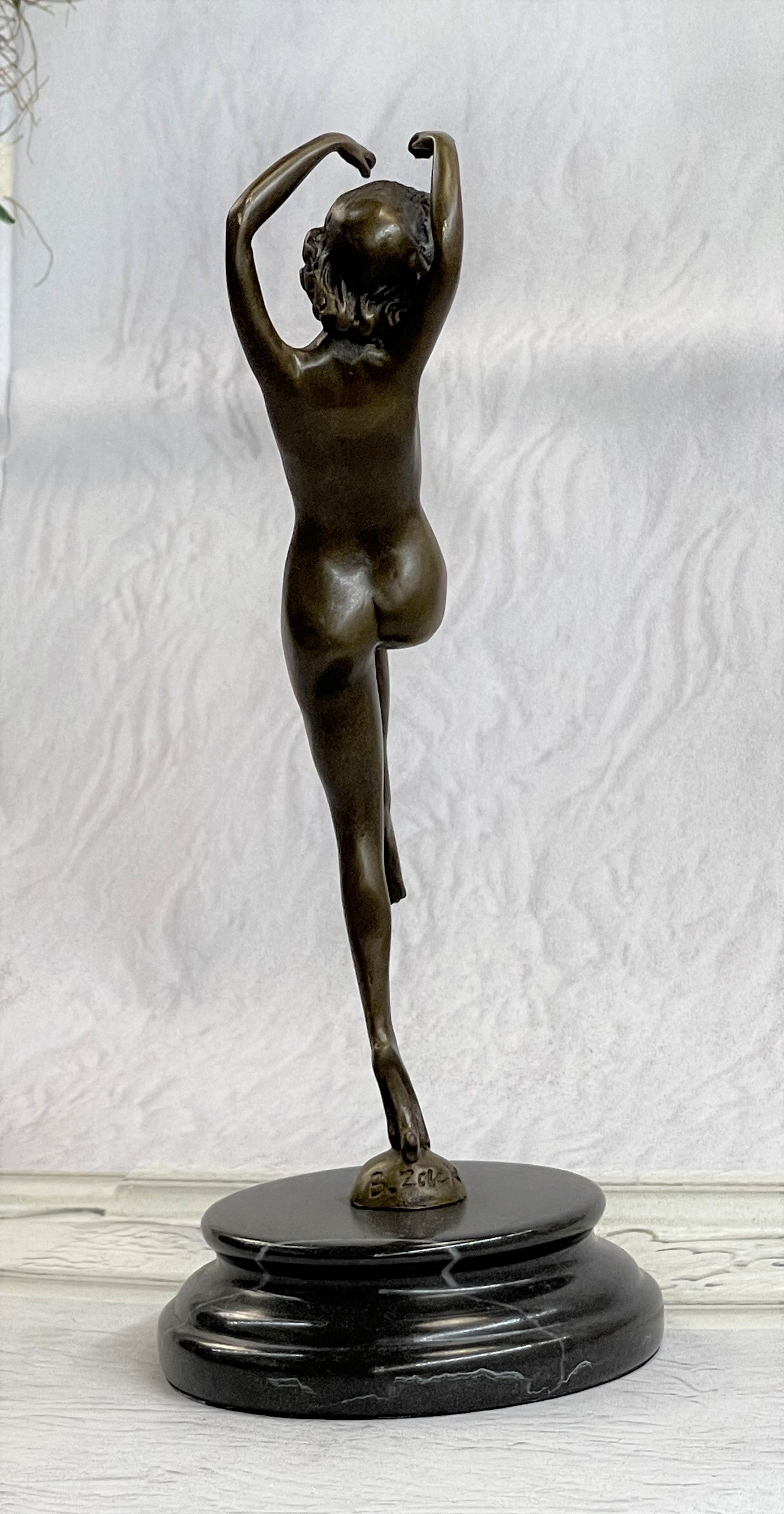 Nude Female Bronze Girl Lost Wax Sculpture