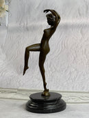 Nude Female Bronze Girl Lost Wax Sculpture