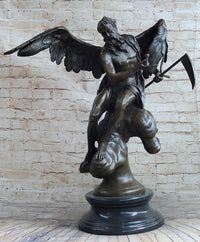 Chronos Grim Reaper Greek Mythology Death God Bronze by Moreau