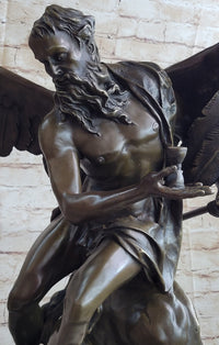 Chronos Grim Reaper Greek Mythology Death God Bronze by Moreau