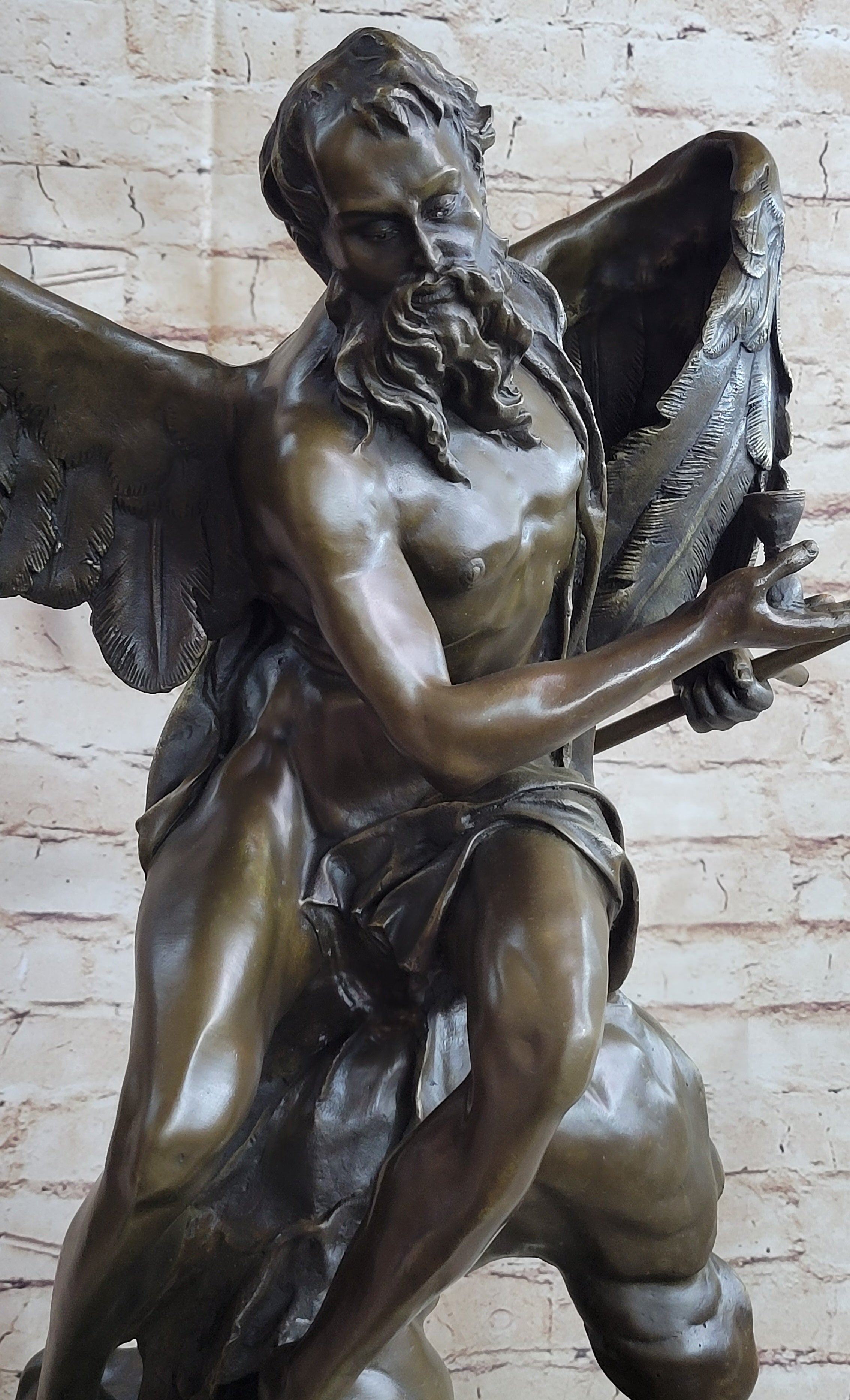 Chronos Grim Reaper Greek Mythology Death God Bronze by Moreau