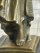 Bronze Sculpture After Chiparus Chorus Dancer Signed