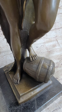 The Allegory of Bavaria by Gerhard Tellus Bavarica Nude Bronze Sculpture Statue