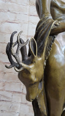 The Allegory of Bavaria by Gerhard Tellus Bavarica Nude Bronze Sculpture Statue