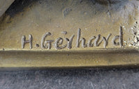 The Allegory of Bavaria by Gerhard Tellus Bavarica Nude Bronze Sculpture Statue