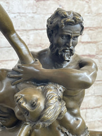 Clodion Centaur Abducting Nude Woman Bronze Statue Mythical Greek Art Sculpture