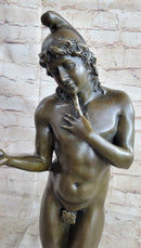 Bronze Statue Sculpture of Adam in the Garden of Eden