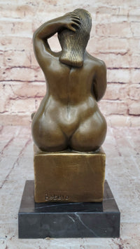 Nude Full Figure Chubby Woman Bronze Sculpture by Fernando Botero