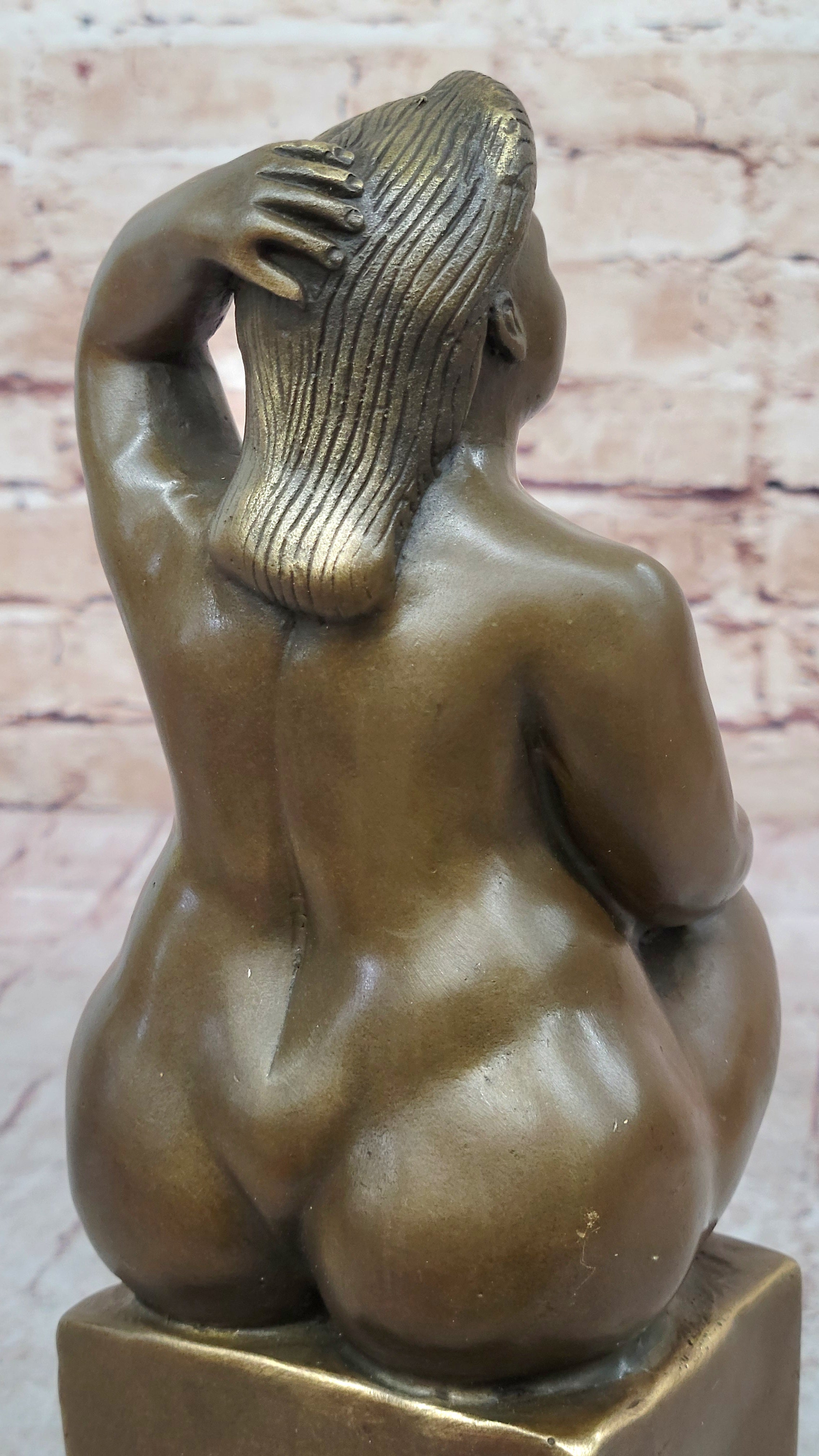 Nude Full Figure Chubby Woman Bronze Sculpture by Fernando Botero