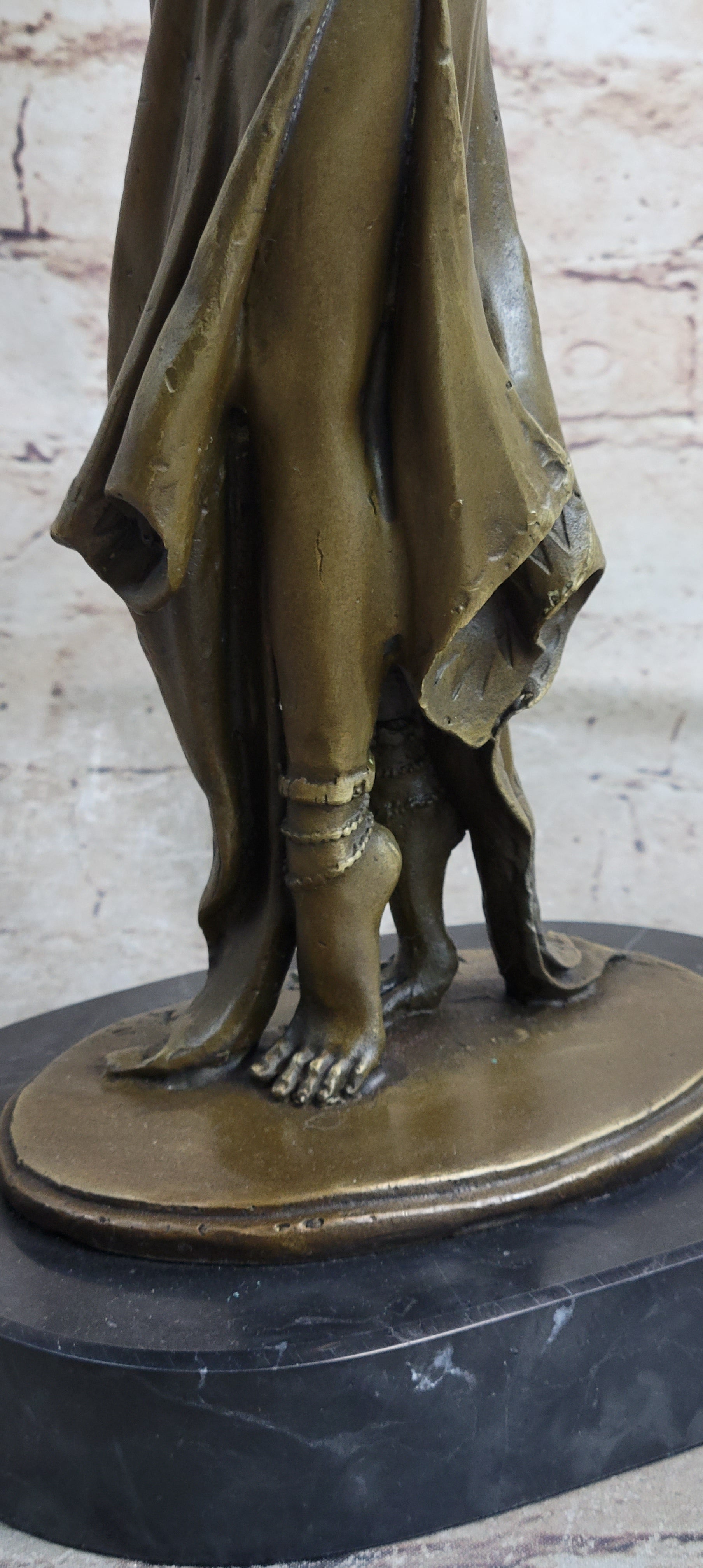 D.H. Chiparus Bronze Dancer Standing On Her Toes