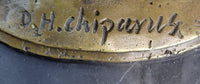D.H. Chiparus Bronze Dancer Standing On Her Toes
