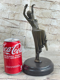 Gypsy Dancer Brown Bronze Chiparus Figure Sculpture