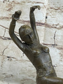 Gypsy Dancer Brown Bronze Chiparus Figure Sculpture