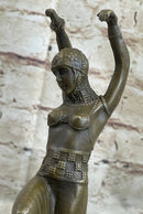 Gypsy Dancer Brown Bronze Chiparus Figure Sculpture