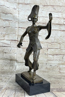 Signed Bronze Art Deco Sculpture by Dimitri Chiparus 38 CM