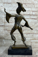 Signed Bronze Art Deco Sculpture by Dimitri Chiparus 38 CM