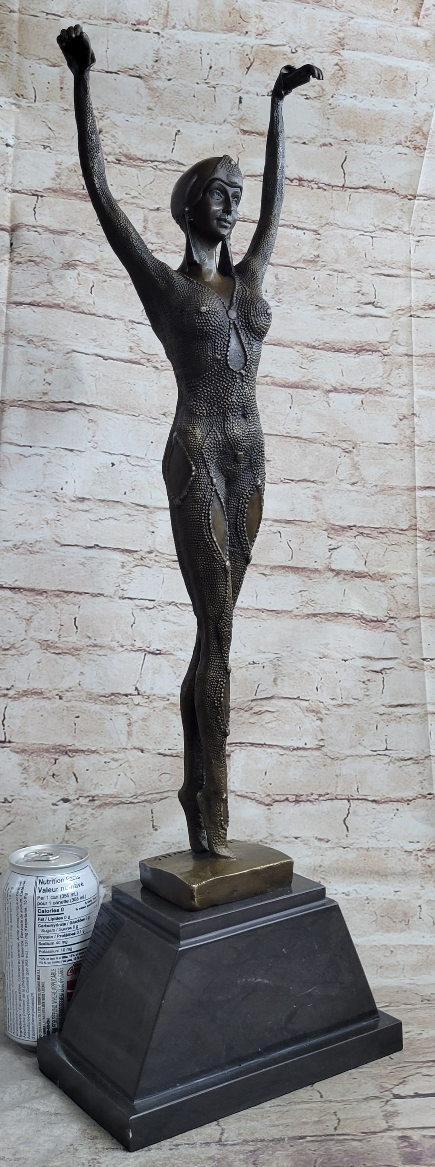 French Starfish Dancer by Chiparus Bronze Sculpture