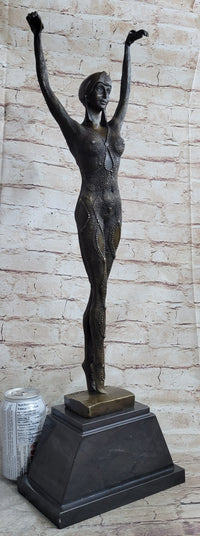 French Starfish Dancer by Chiparus Bronze Sculpture