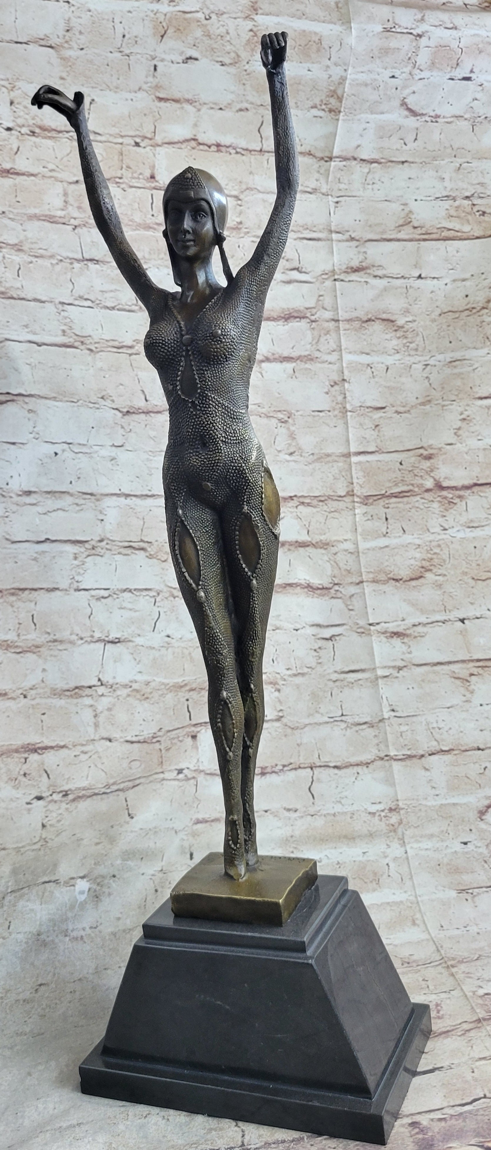 French Starfish Dancer by Chiparus Bronze Sculpture