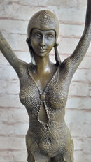 French Starfish Dancer by Chiparus Bronze Sculpture