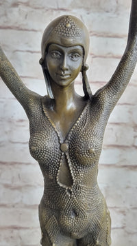French Starfish Dancer by Chiparus Bronze Sculpture