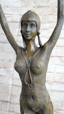 French Starfish Dancer by Chiparus Bronze Sculpture