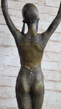 French Starfish Dancer by Chiparus Bronze Sculpture