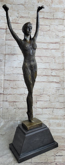 French Starfish Dancer by Chiparus Bronze Sculpture