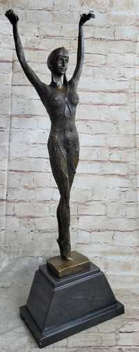 French Starfish Dancer by Chiparus Bronze Sculpture