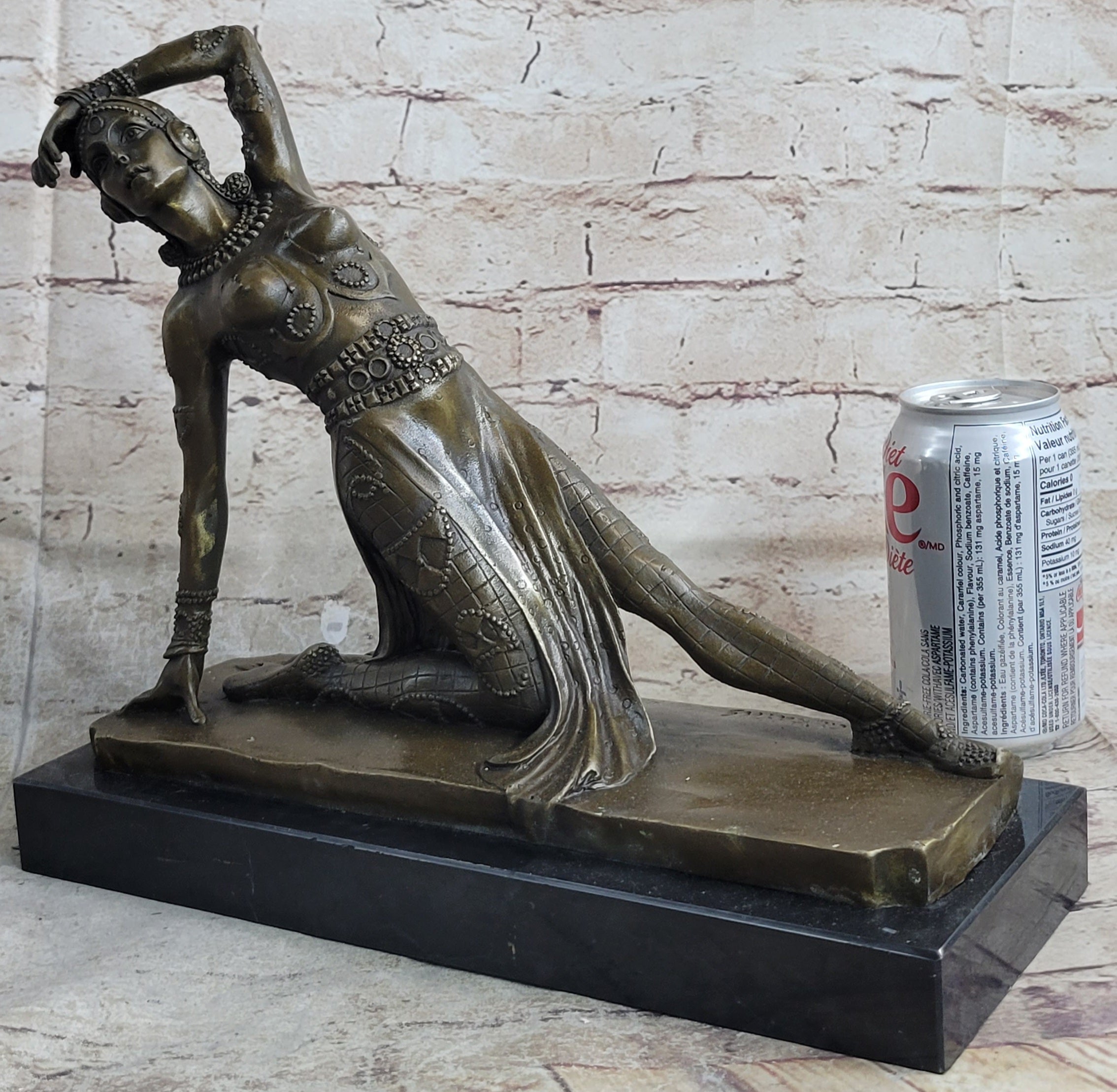 Art Nouveau Dancer by D.H. Chiparus Bronze Sculpture