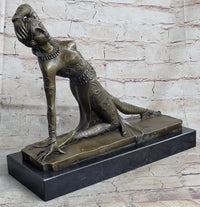Art Nouveau Dancer by D.H. Chiparus Bronze Sculpture