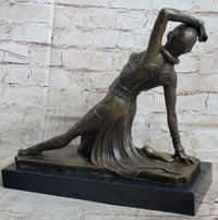 Art Nouveau Dancer by D.H. Chiparus Bronze Sculpture