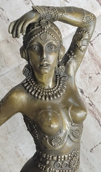 Art Nouveau Dancer by D.H. Chiparus Bronze Sculpture