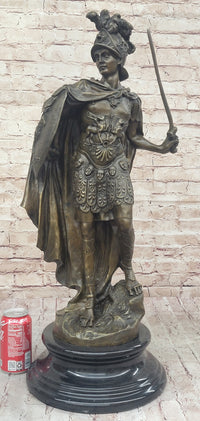 Mars God of War Bronze Metal Warrior 29" x 13" Sculpture