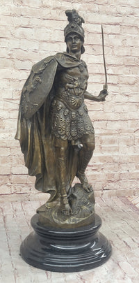 Mars God of War Bronze Metal Warrior 29" x 13" Sculpture
