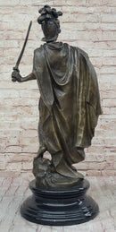 Mars God of War Bronze Metal Warrior 29" x 13" Sculpture
