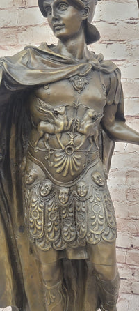 Mars God of War Bronze Metal Warrior 29" x 13" Sculpture
