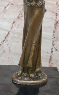 Chiparus Art Deco Bronze Dancer with Outstretched Arms