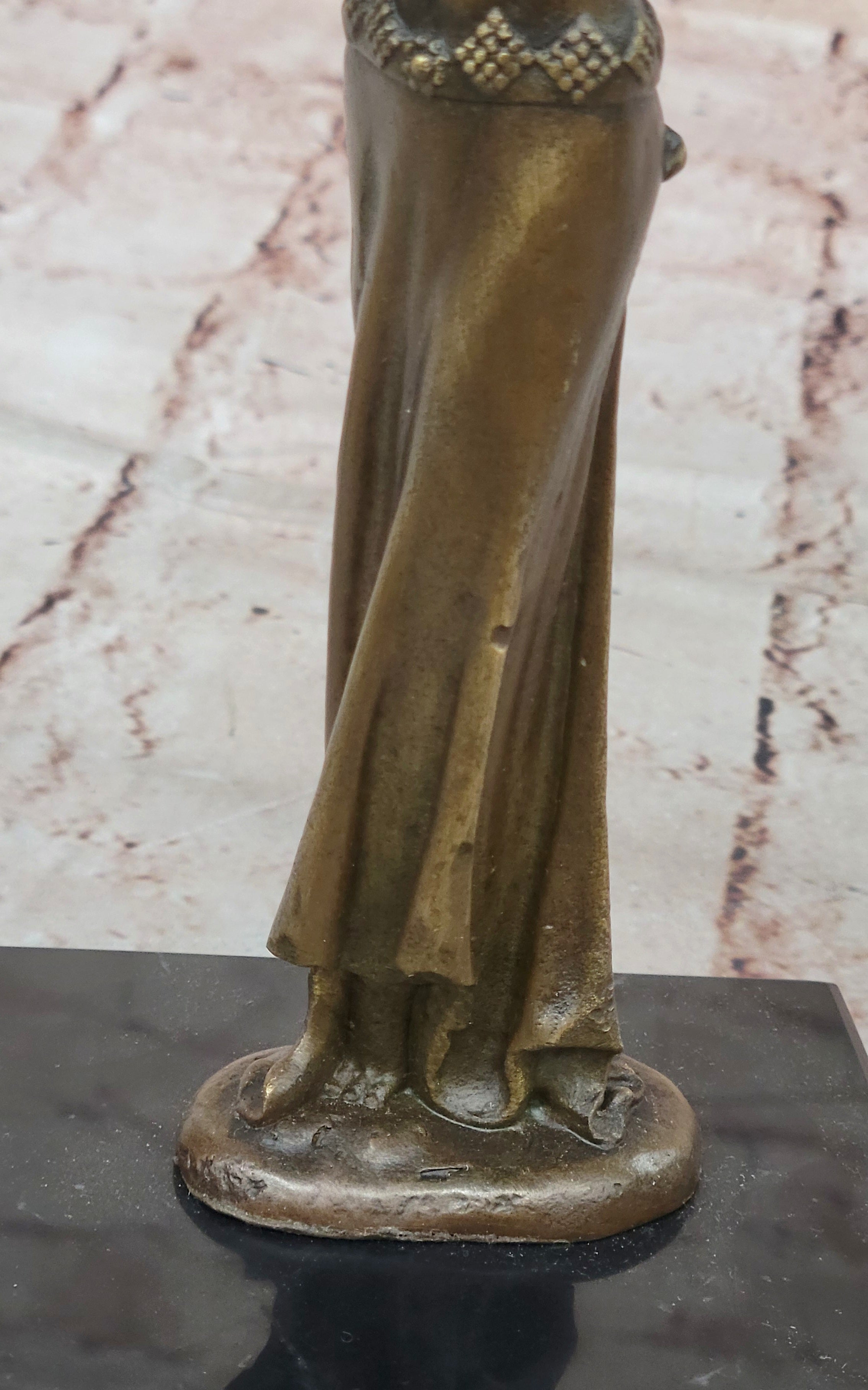 Chiparus Art Deco Bronze Dancer with Outstretched Arms