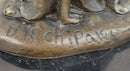 Chiparus Art Deco Bronze Dancer with Outstretched Arms