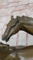 Bronze Horse Duo – Rearing Stallions Sculpture