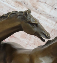 Bronze Horse Duo – Rearing Stallions Sculpture