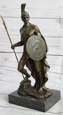 King Leonidas 300 Greek Spartan Warrior Bronze Sculpture 12" x 6"