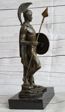 King Leonidas 300 Greek Spartan Warrior Bronze Sculpture 12" x 6"